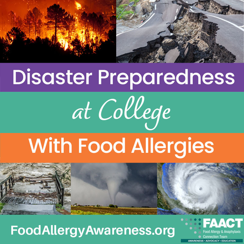 Disaster Preparedness at College With Food Allergies